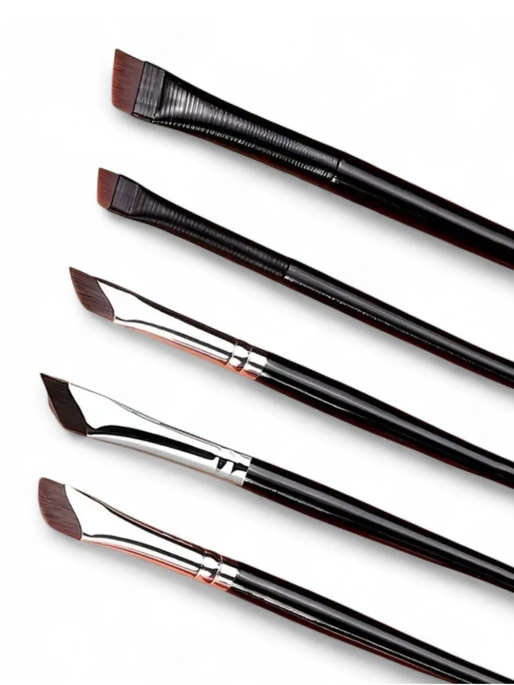 10 Piece Black Eye Makeup Brush Set